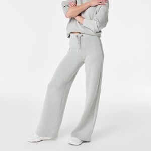 Spanx AirEssentials Wide Leg Pant | Heather Gray | Size M